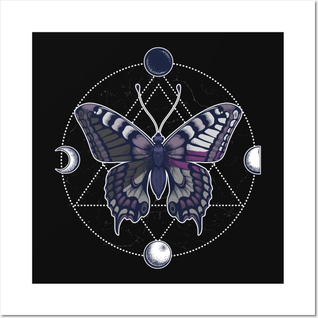 Demisexual Butterfly Wall Art by Psitta